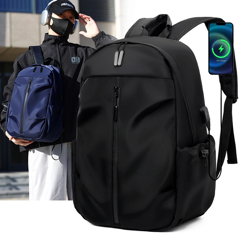 Men's large-capacity business laptop backpack, travel bag, student college-style school bag
Men's large-capacity business laptop backpack, travel bag, student college-style school bag