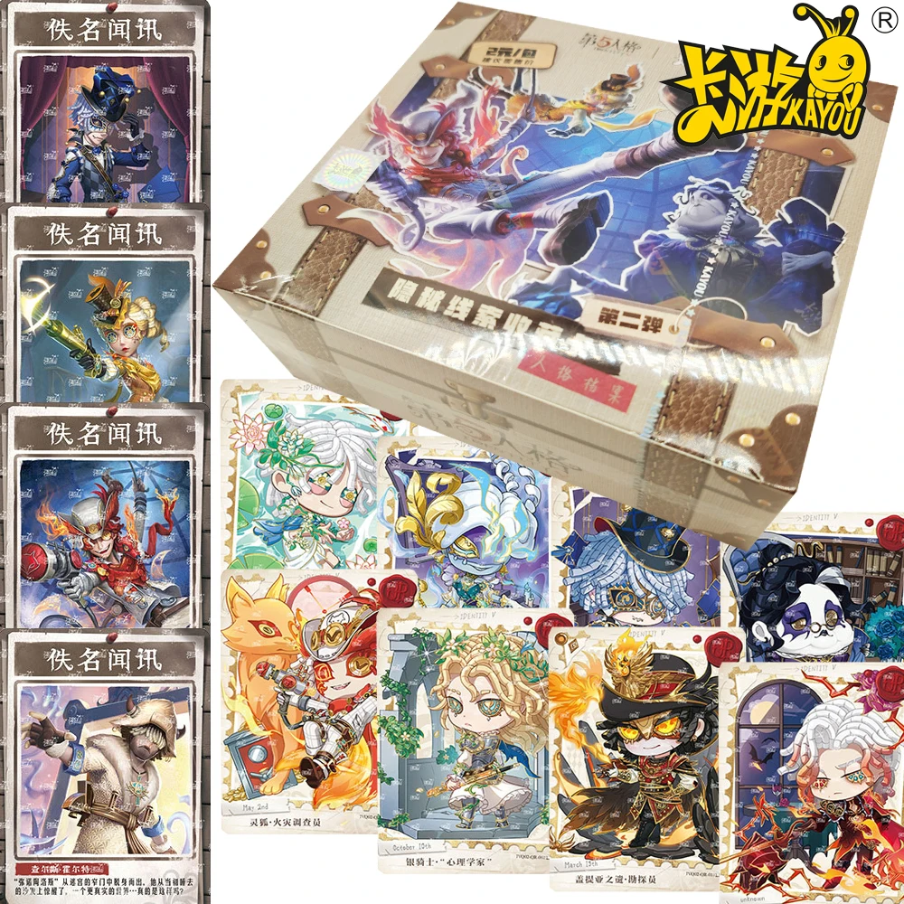 KAYOU Genuine Identity Ⅴ Collection Cards Booster Box Game Roles High Quality Fashion Creative Peripheral Cards Boys Girls Gifts
KAYOU Genuine Identity Ⅴ Collection Cards Booster Box Game Roles High Quality Fashion Creative Peripheral Cards Boys Girls Gifts