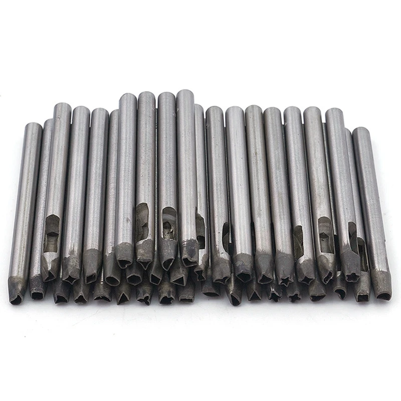 38 Pieces Round Steel Hollow Punch Kits Leather Craft Hollow Hole Punch For Leather Watch Band Canvas Steel Craft
38 Pieces Round Steel Hollow Punch Kits Leather Craft Hollow Hole Punch For Leather Watch Band Canvas Steel Craft