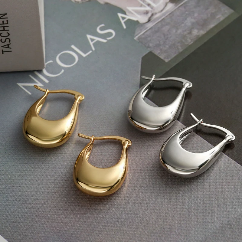 European American Lazy Style Copper Gold Plated Irregular Geometric for Women, Unique and Versatile Earrings
European American Lazy Style Copper Gold Plated Irregular Geometric for Women, Unique and Versatile Earrings
