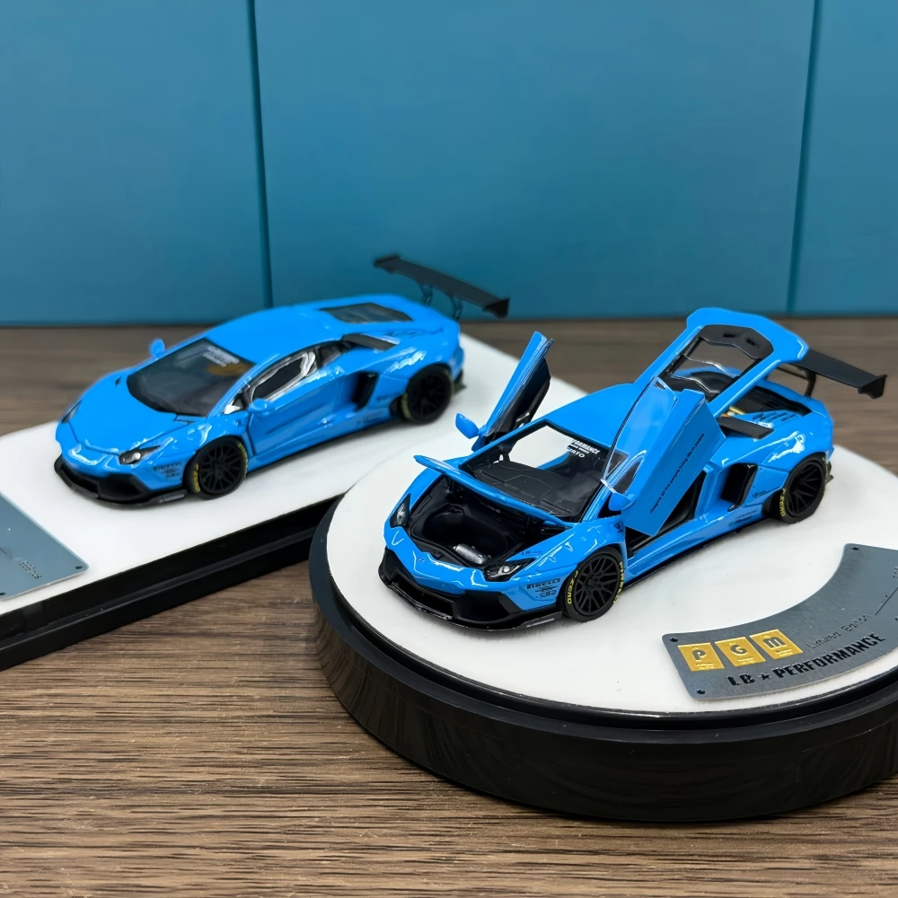 PGM 1:64 Liberty Walk LP700-4 Babyblue Diecast Model Car
PGM 1:64 Liberty Walk LP700-4 Babyblue Diecast Model Car