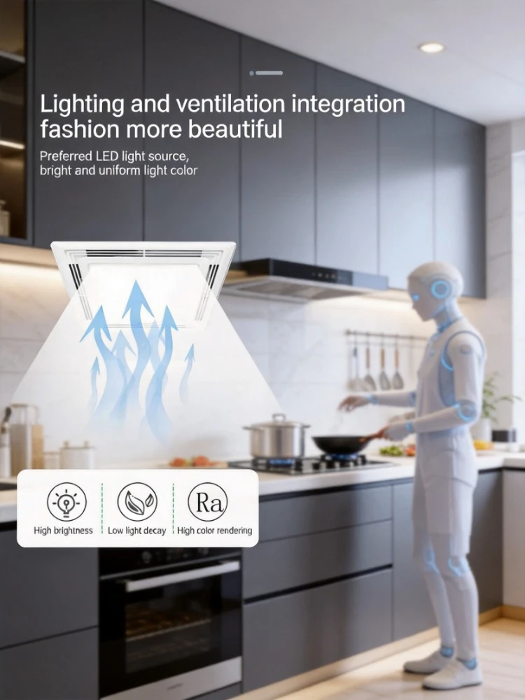 lighting integrated ceiling exhaust ventilator for kitchen and bathroom household use
lighting integrated ceiling exhaust ventilator for kitchen and bathroom household use