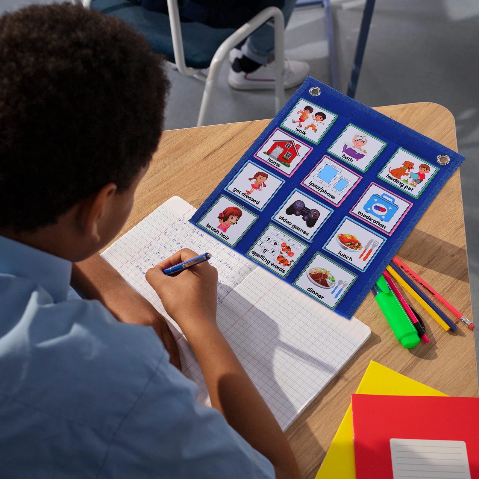 Educational Visual Schedule Kids Routine Board Daily Task Chart For Children Wall Hanging Chore Planner With Words Learning Tool
Educational Visual Schedule Kids Routine Board Daily Task Chart For Children Wall Hanging Chore Planner With Words Learning Tool