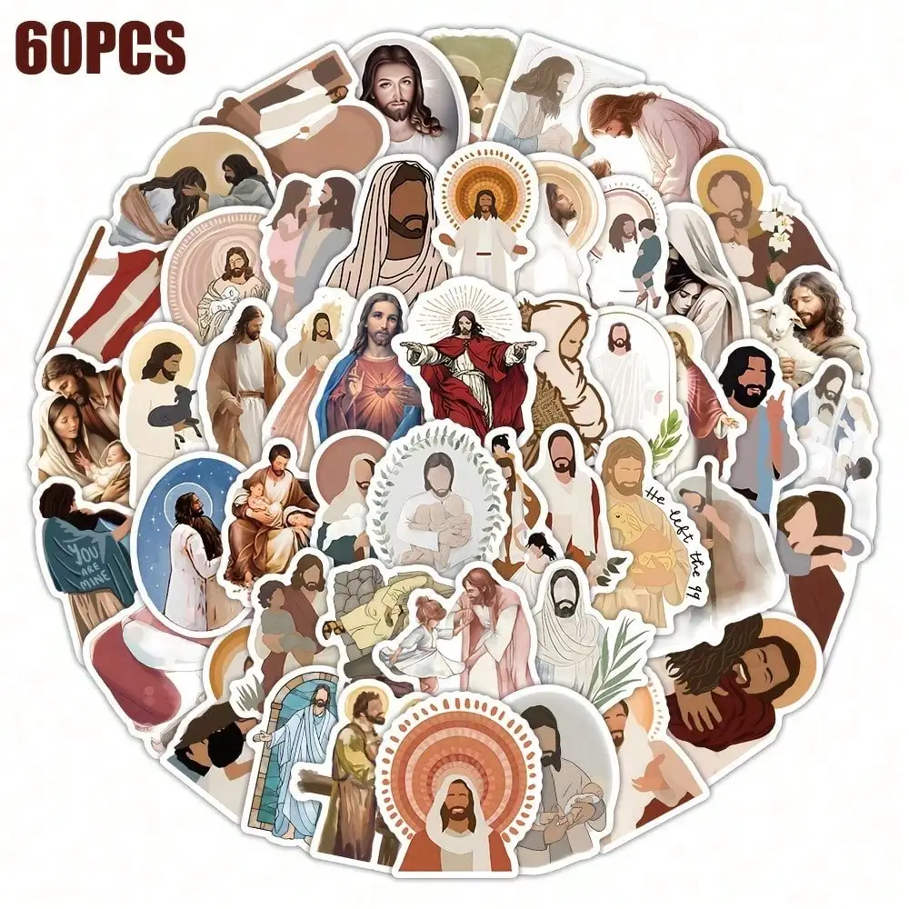 60 Jesus Christ Religious Stickers - Christian Bible Verses Decorated for Christians and Church Groups
60 Jesus Christ Religious Stickers - Christian Bible Verses Decorated for Christians and Church Groups