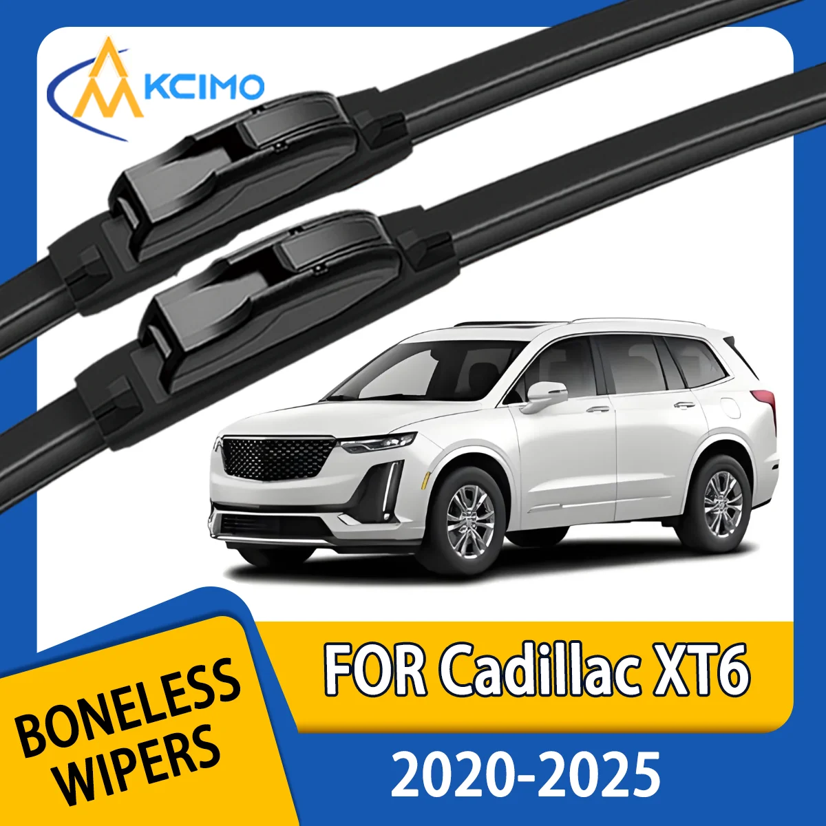 KCIMO 2PCS New Front Windshield Wiper Blade for Cadillac XT6 2020-2025 Front Windshield Auto Wipers Blade Accessories 2025 2024
KCIMO 2PCS New Front Windshield Wiper Blade for Cadillac XT6 2020-2025 Front Windshield Auto Wipers Blade Accessories 2025 2024