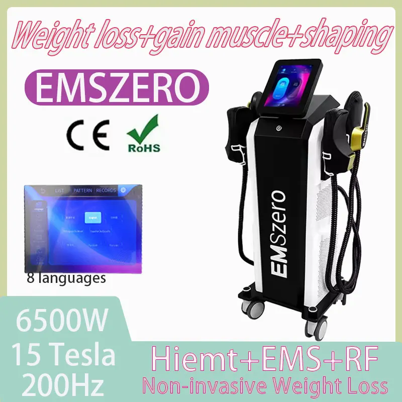 EMSZERO 6500W 15 Tesla muscle stimulation machine reduces fat RF technology slimming machine factory direct sales
EMSZERO 6500W 15 Tesla muscle stimulation machine reduces fat RF technology slimming machine factory direct sales