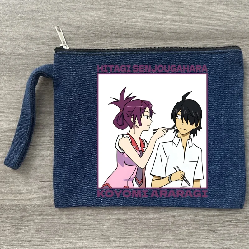 Bakemonogatari Senjougahara Oshino Shinobu Cosmetic Bag Women Makeup Bag Kawaii Toiletry Canvas Travel Organizer Denim Zipper
Bakemonogatari Senjougahara Oshino Shinobu Cosmetic Bag Women Makeup Bag Kawaii Toiletry Canvas Travel Organizer Denim Zipper