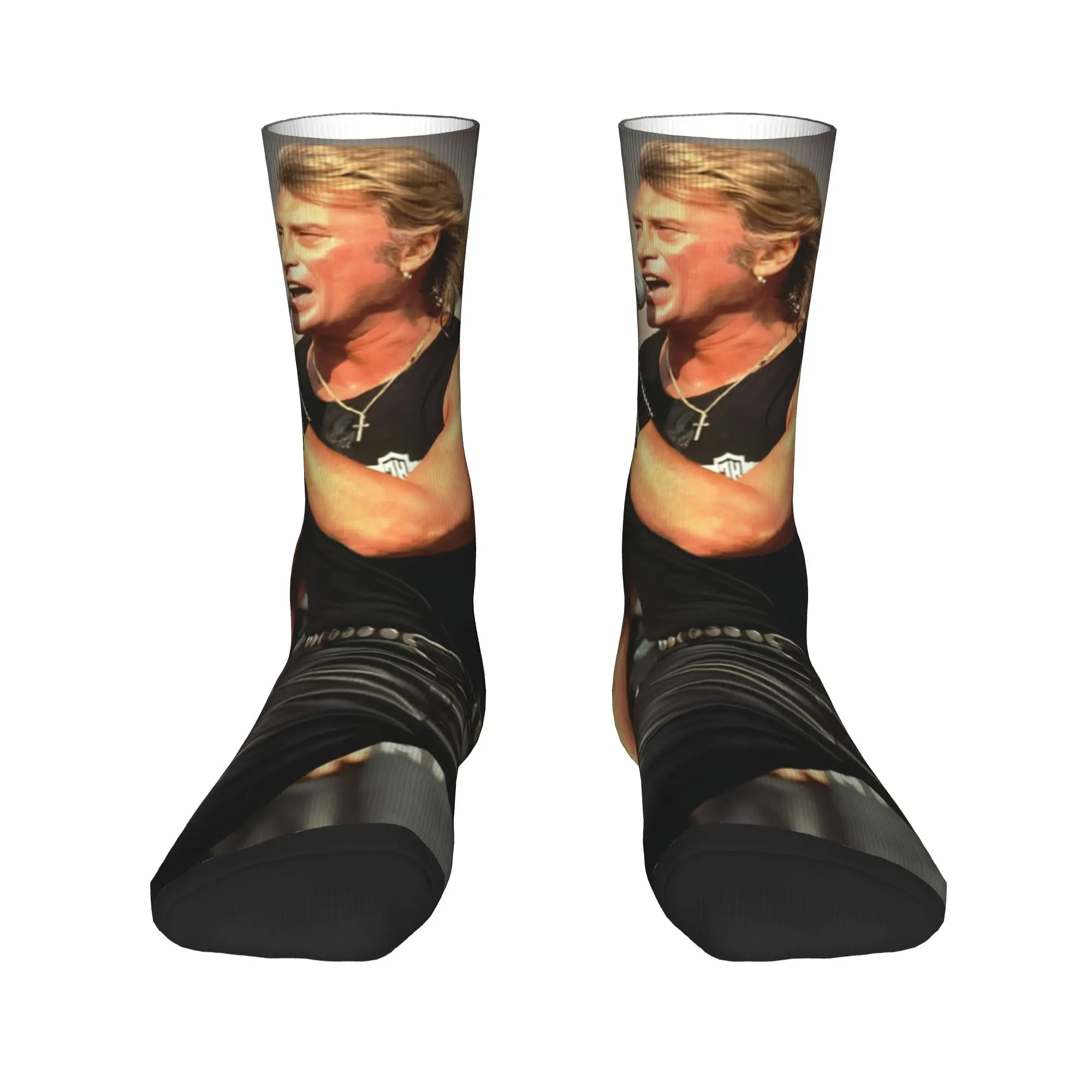 Johnny Hallyday Men's Crew Socks Unisex Fun 3D Printing French Rock Singer Dress Socks
Johnny Hallyday Men's Crew Socks Unisex Fun 3D Printing French Rock Singer Dress Socks