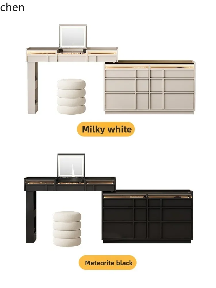 H5.25 solid wood flip dresser chest cabinet integrated retractable corner makeup desk
H5.25 solid wood flip dresser chest cabinet integrated retractable corner makeup desk