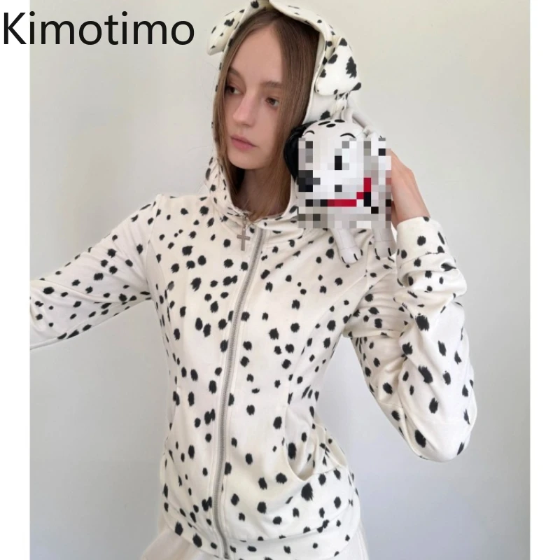 Худи Kimotimo с контрастным цветным принтом в горошек, женская винтажная приталенная куртка на молнии с длинными рукавами, повседневный свитшот в стиле Y2K
Худи Kimotimo с контрастным цветным принтом в горошек, женская винтажная приталенная куртка на молнии с длинными рукавами, повседневный свитшот в стиле Y2K