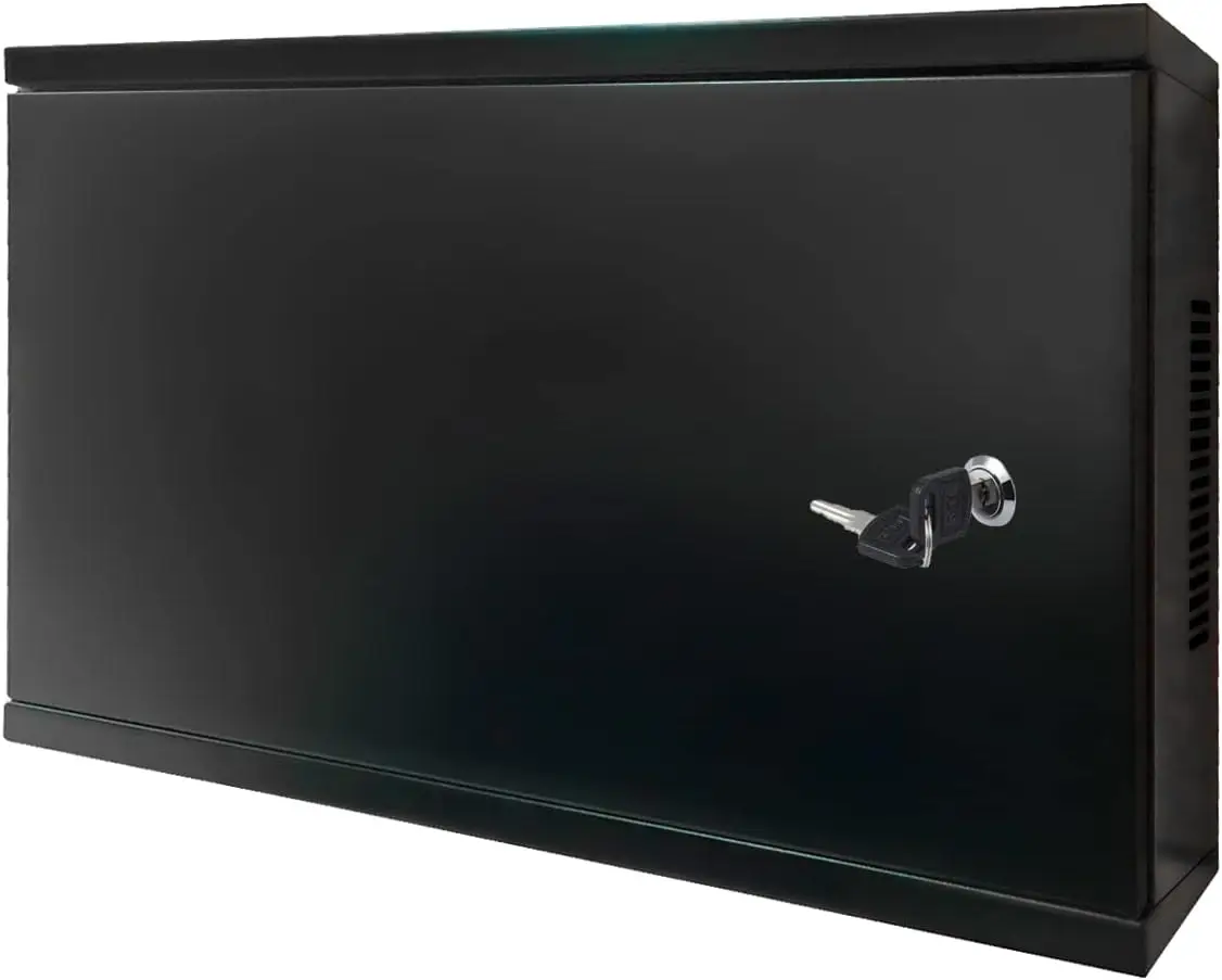 2U Wall Mount Rack Enclosure Network Cabinet Solid Door with Lock, 19-Inch
2U Wall Mount Rack Enclosure Network Cabinet Solid Door with Lock, 19-Inch
