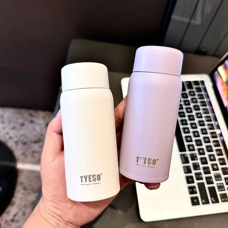 TYESO Pocket Mini Thermos Water Bottle 150ML Cute Small Stainless Steel Tumbler Cup Portable Thermal Insulation Coffee Water Cup
TYESO Pocket Mini Thermos Water Bottle 150ML Cute Small Stainless Steel Tumbler Cup Portable Thermal Insulation Coffee Water Cup