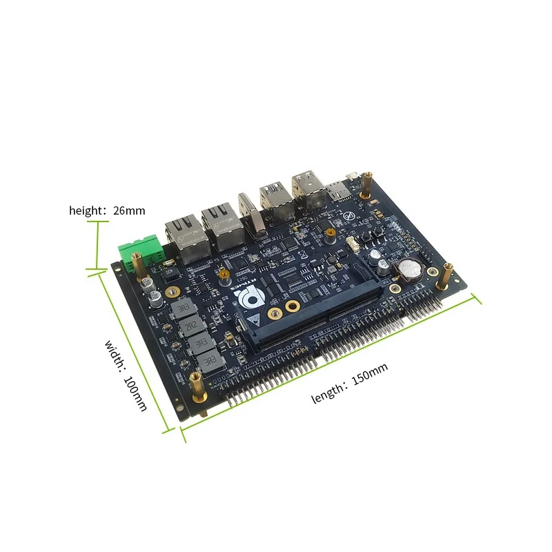 Nvidia Jetson Orin NX Carrier Board RTSO-3004 Support Jetson Orin NX Module 8GB 16GB Orin Development Carrier Board
Nvidia Jetson Orin NX Carrier Board RTSO-3004 Support Jetson Orin NX Module 8GB 16GB Orin Development Carrier Board