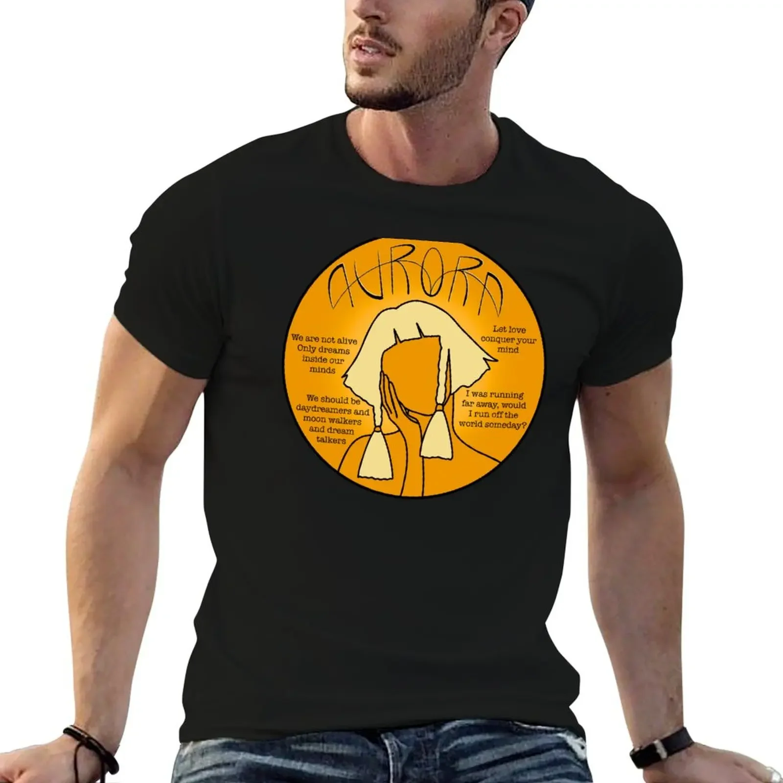 Aurora Music Quote Design Orange T-Shirt custom t-shirts for a boy quick-drying designer shirts t shirt men
Aurora Music Quote Design Orange T-Shirt custom t-shirts for a boy quick-drying designer shirts t shirt men