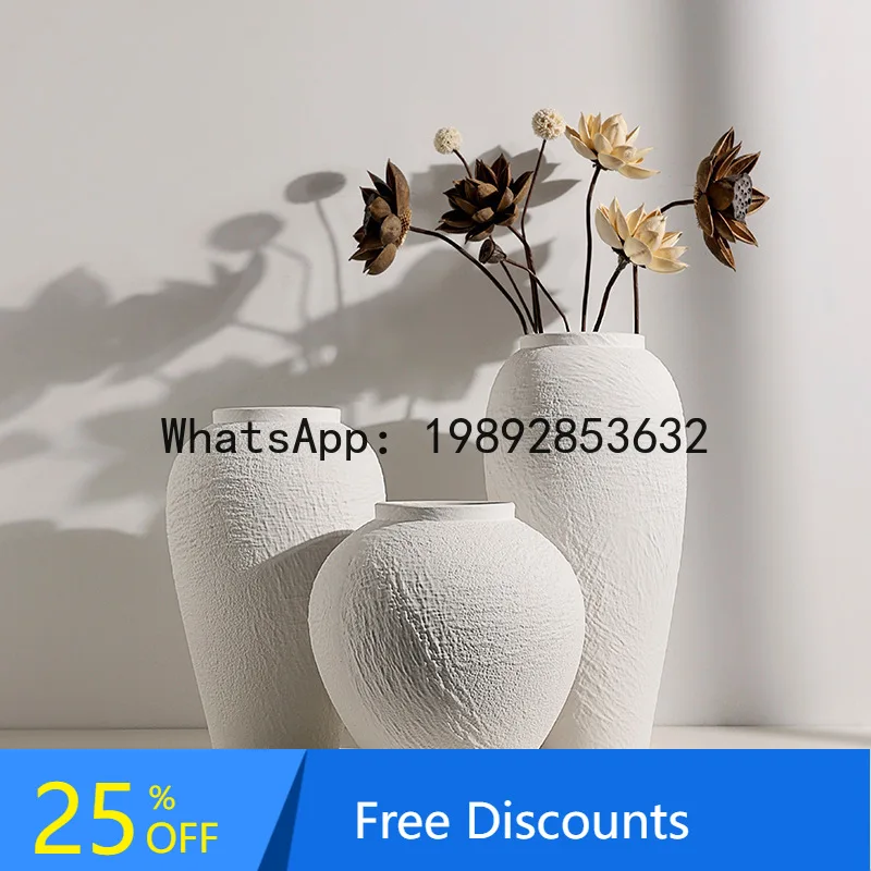 Wabi-sabi Style Texture Stone Pattern Vase High-end Home Living Room Flower Arrangement Decorative Ornament
Wabi-sabi Style Texture Stone Pattern Vase High-end Home Living Room Flower Arrangement Decorative Ornament