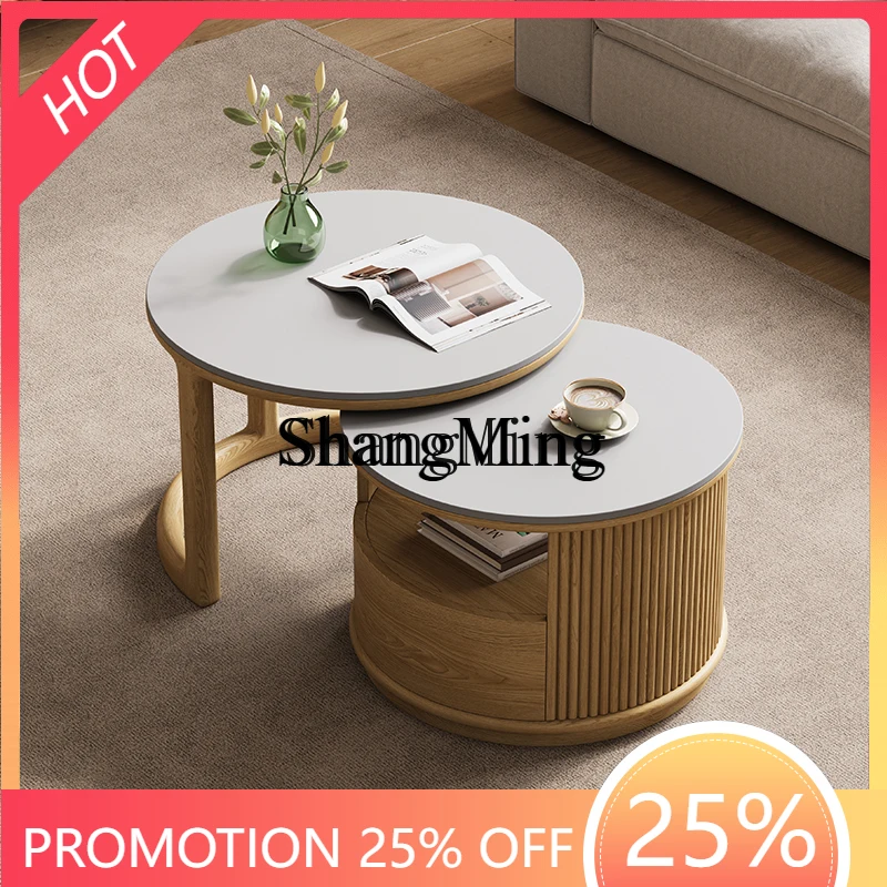 Журнальный столик из дерева SM, простой круглый чайный столик, маленькая квартира, гостиная, домашний чай из бревен, каменная плита
Журнальный столик из дерева SM, простой круглый чайный столик, маленькая квартира, гостиная, домашний чай из бревен, каменная плита