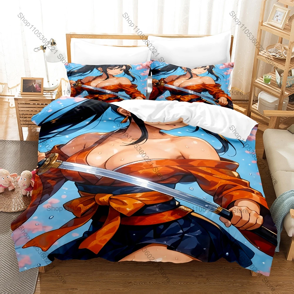 Seductive Warrior Girl Kpop Bedding Set High Definition Bedclothes for Bedroom Dormitory Cool Samurai Girl Home Decoration
Seductive Warrior Girl Kpop Bedding Set High Definition Bedclothes for Bedroom Dormitory Cool Samurai Girl Home Decoration