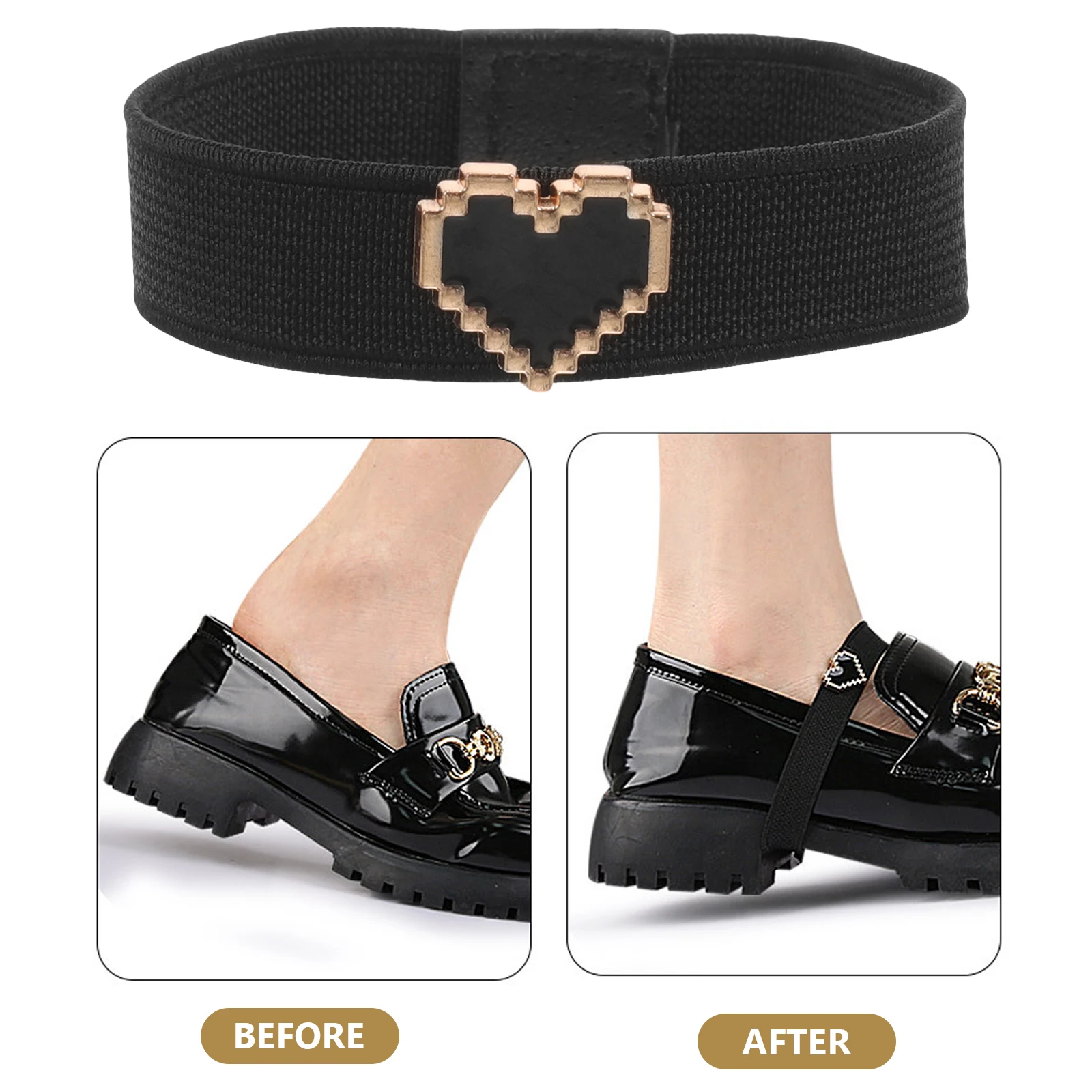 Pearl Heart Elastic Anti Drop Heel Ankle Flat Band Child Black Replacement Shoe Accessories Flat Shoe Straps For Girl Girl
Pearl Heart Elastic Anti Drop Heel Ankle Flat Band Child Black Replacement Shoe Accessories Flat Shoe Straps For Girl Girl