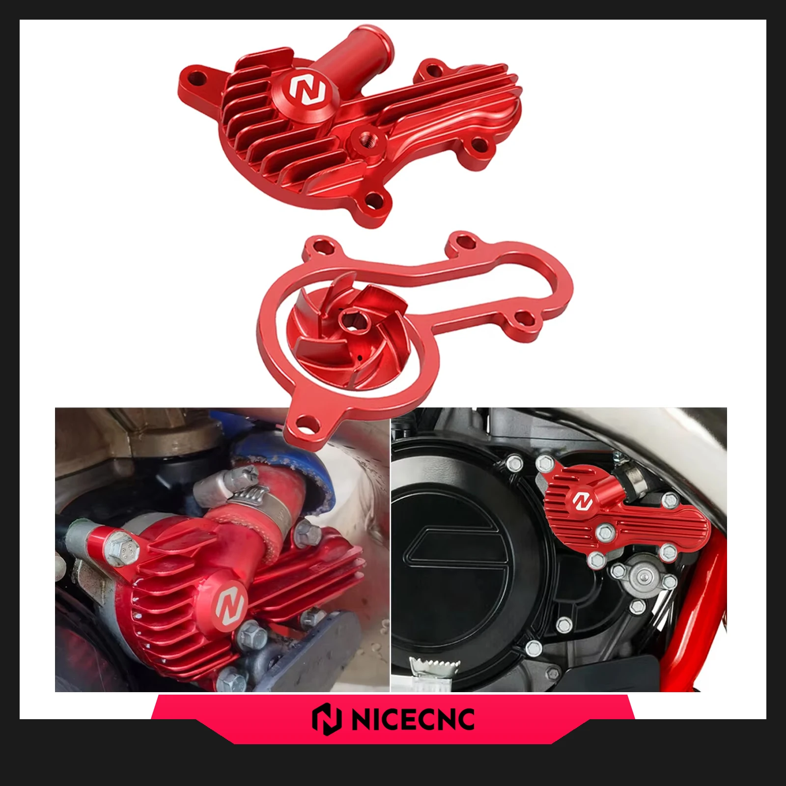 NICECNC For Beta XTRAINER 300 250 2017-2024 RR 300 RR 250 2013-2024 Motorcycle Water Pump Guard Cover Cooler Impeller Spacer Kit
NICECNC For Beta XTRAINER 300 250 2017-2024 RR 300 RR 250 2013-2024 Motorcycle Water Pump Guard Cover Cooler Impeller Spacer Kit