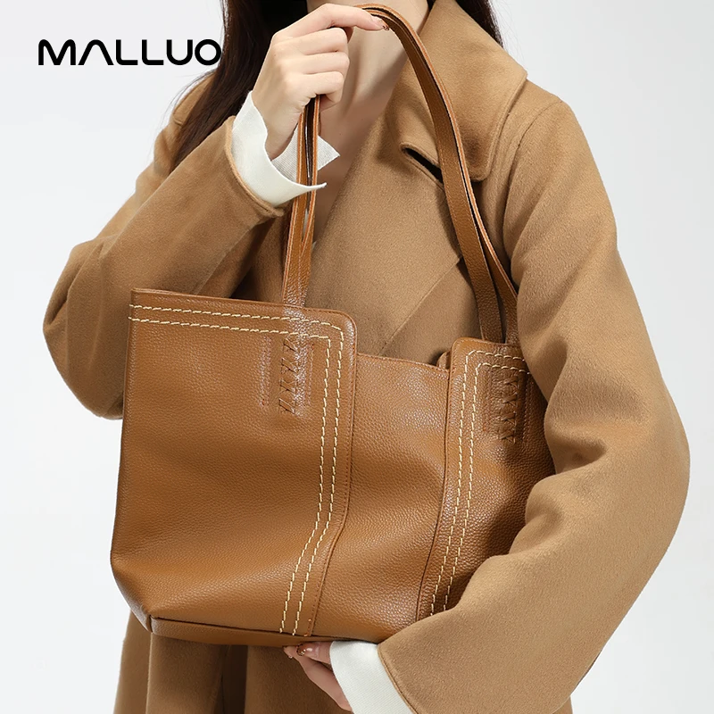 Lady Cowhide Genuine Leather Bag Women Retro Versatile Shoulder Handbag Female Large Capacity Commuting Bags for Ladies Bucket
Lady Cowhide Genuine Leather Bag Women Retro Versatile Shoulder Handbag Female Large Capacity Commuting Bags for Ladies Bucket