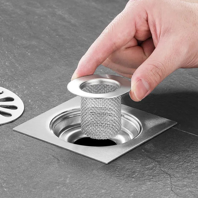 Stainless steel bathroom floor drain sewer anti blocking filterwholesale sink, washbasin, sewer filtration, anti hair protect
Stainless steel bathroom floor drain sewer anti blocking filterwholesale sink, washbasin, sewer filtration, anti hair protect