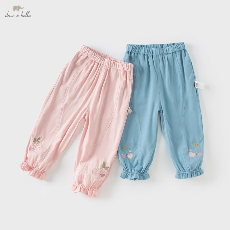 Dave Bella Children's Baby Pants New Summer Girls Baby Fashion Casual Sweet Cute Loose Straight Trousers Outdoor DB2251304
Dave Bella Children's Baby Pants New Summer Girls Baby Fashion Casual Sweet Cute Loose Straight Trousers Outdoor DB2251304