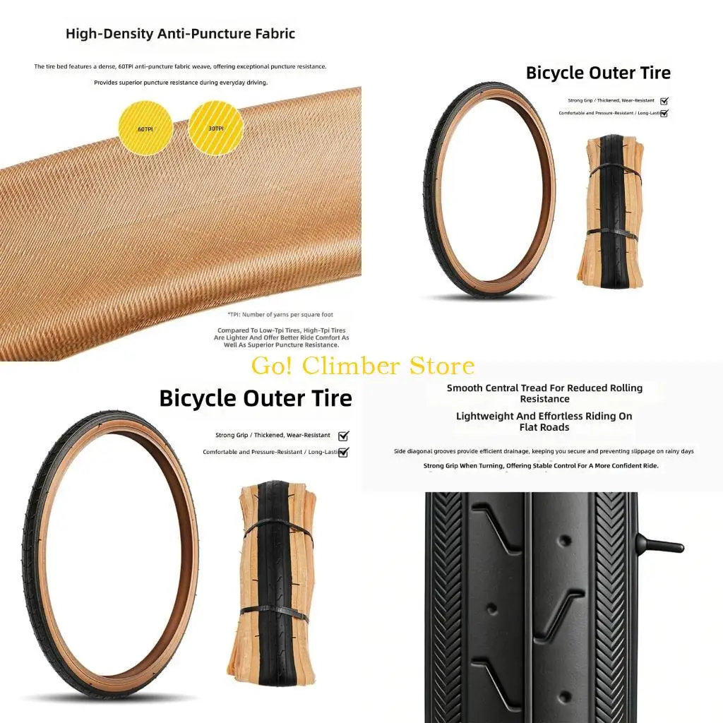 Q84C Bicycles Tire Mountain Bike Replacement Tire for Road Mountain Commuters Bikes
Q84C Bicycles Tire Mountain Bike Replacement Tire for Road Mountain Commuters Bikes