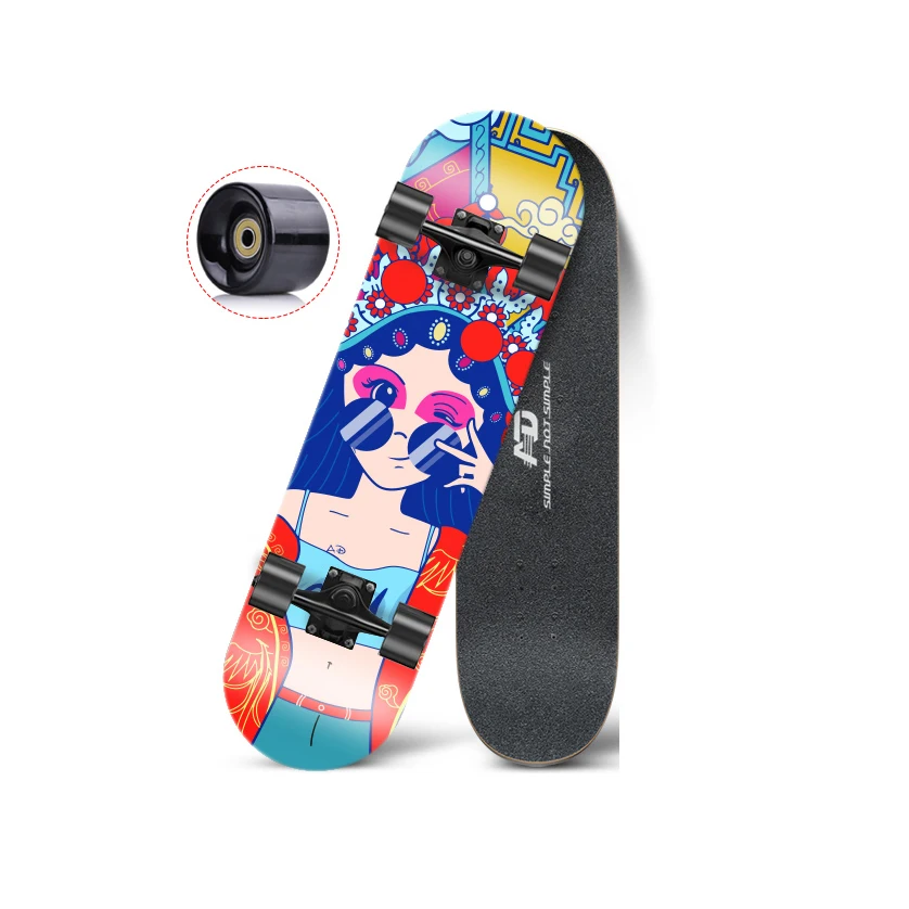 New Design Cheaper Price in Stock Skateboard with PU Wheels
New Design Cheaper Price in Stock Skateboard with PU Wheels