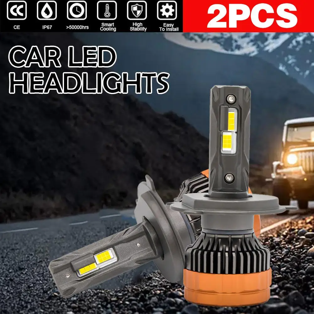 Светодиодные фары для автомобиля 12В 18000Лм/пара H4/H7/H11/H1/9005/9006 6500K 3000K (дистанционное управление освещением) 4300K B0O5
Светодиодные фары для автомобиля 12В 18000Лм/пара H4/H7/H11/H1/9005/9006 6500K 3000K (дистанционное управление освещением) 4300K B0O5