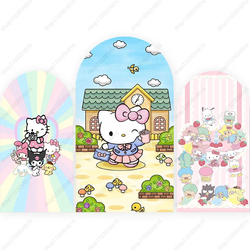 Hello Kitty Arch Photo Backdrop Cover For Kids Pink Girls Birthday Party Decoration Sanrio Arched Wall Photography Background
Hello Kitty Arch Photo Backdrop Cover For Kids Pink Girls Birthday Party Decoration Sanrio Arched Wall Photography Background