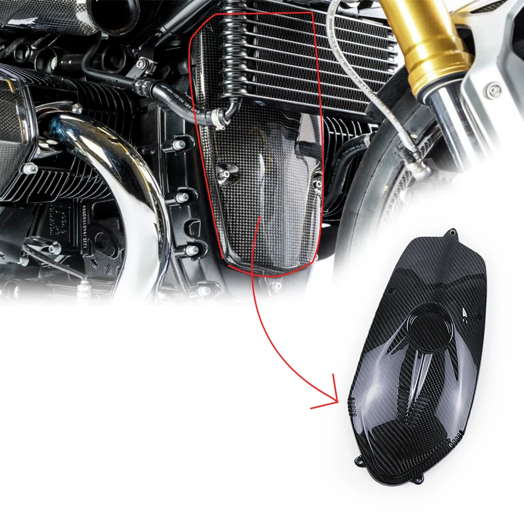 Motorcycle For BMW R NINE T 3K Carbon Fiber Front Water Cooler Cover Guard Alternator Cover Protection 2019 2020 2021
Motorcycle For BMW R NINE T 3K Carbon Fiber Front Water Cooler Cover Guard Alternator Cover Protection 2019 2020 2021