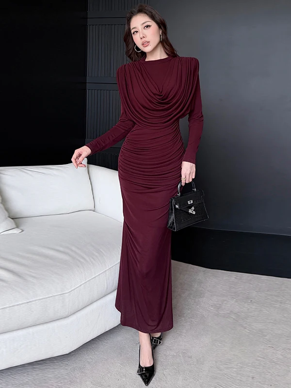 High Elastic Sexy Slim Fit Ba Split Knitted Dr Women's Spring New Long Dr High End Feeling Ci Commute Casual Par
High Elastic Sexy Slim Fit Ba Split Knitted Dr Women's Spring New Long Dr High End Feeling Ci Commute Casual Par