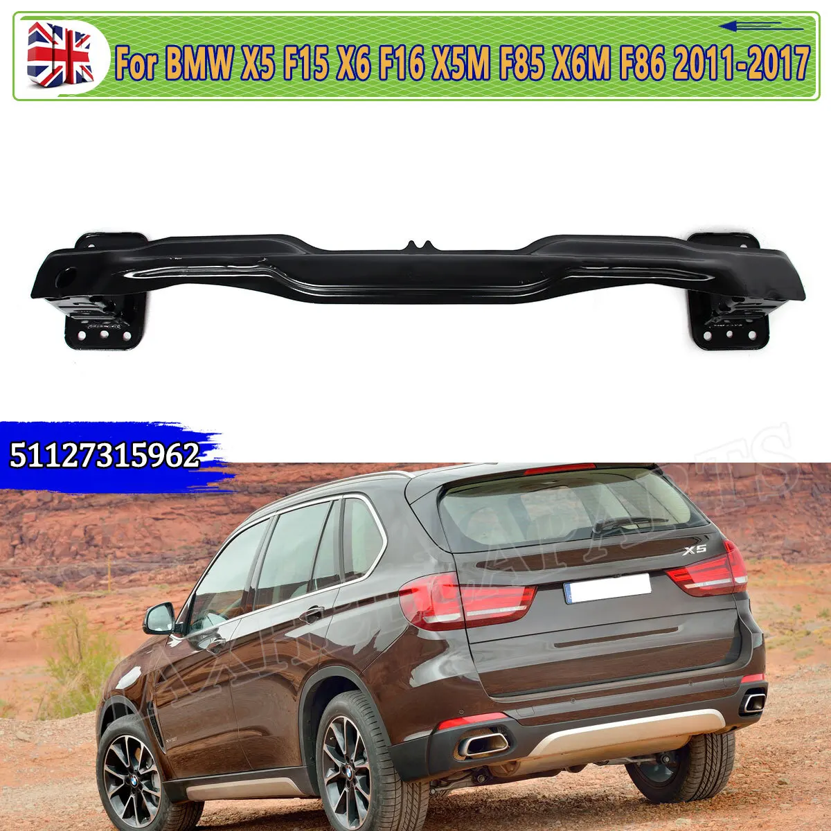 Rear Bumper Anti-collision Beam For BMW X5 X6 F15 F16 X5M F85 2011 2012 2013 2014 2015 2016 2017 Reinforcement Rear Impact Bar
Rear Bumper Anti-collision Beam For BMW X5 X6 F15 F16 X5M F85 2011 2012 2013 2014 2015 2016 2017 Reinforcement Rear Impact Bar