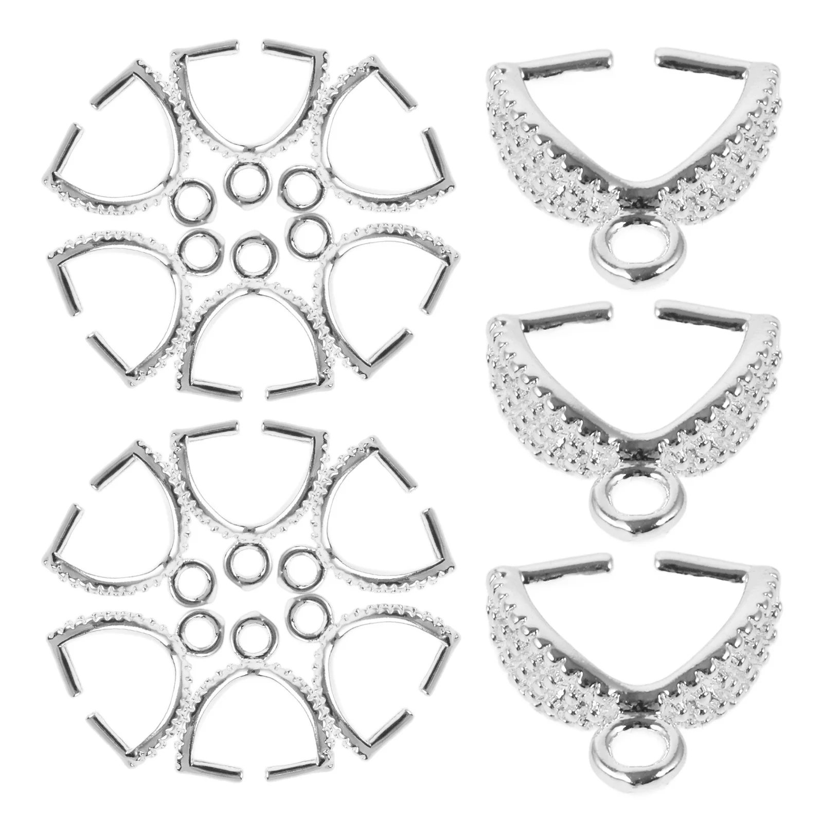 20Pcs Clasp Pinch Connector Jewelry Pendant Buckles DIY Necklace Bracelet Charm Connectors Jewelry Findings Accessories
20Pcs Clasp Pinch Connector Jewelry Pendant Buckles DIY Necklace Bracelet Charm Connectors Jewelry Findings Accessories