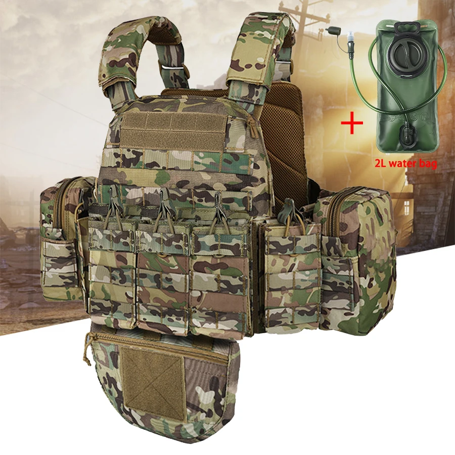 Outdoor breathable vest with built-in 2L hydration bladder and adjustable shoulder straps for adventure gear
Outdoor breathable vest with built-in 2L hydration bladder and adjustable shoulder straps for adventure gear