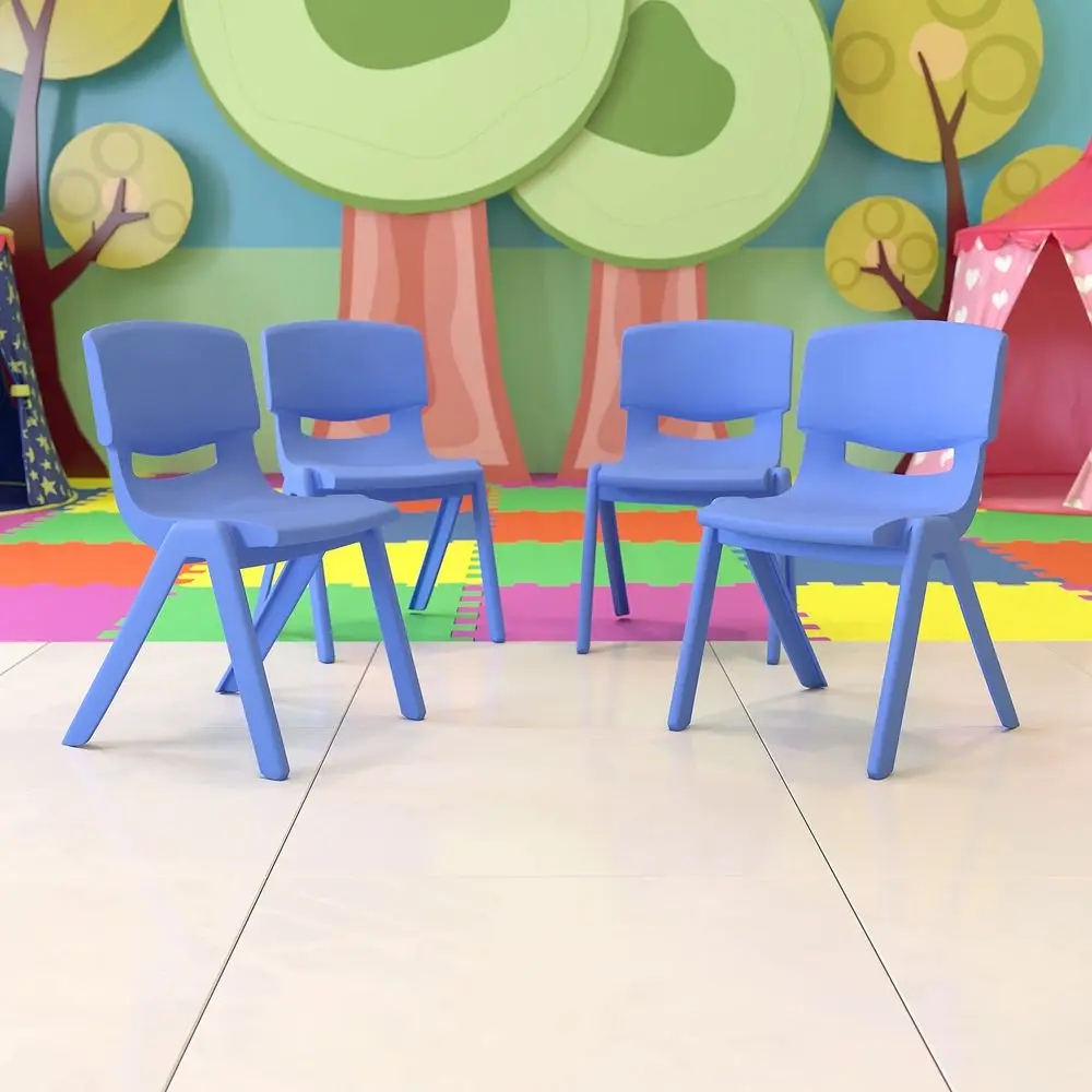 4 Pack Blue Plastic Stackable School Chair with 15.5 Seat Height
4 Pack Blue Plastic Stackable School Chair with 15.5 Seat Height