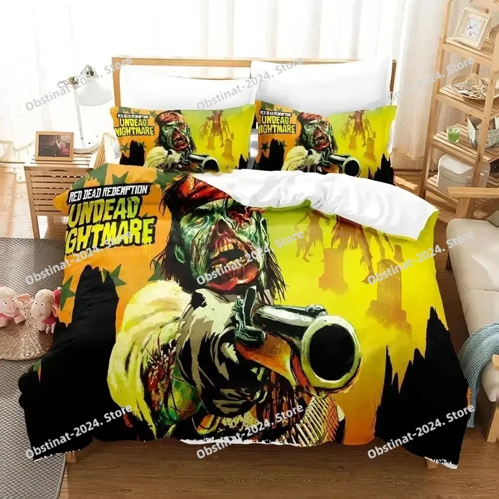 Game Undead Nightmare Red Dead Redemption Printed Bed Set Duvet Cover Pillowcase Bedding Set Bed Linen Sheet Quilt Cover Full
Game Undead Nightmare Red Dead Redemption Printed Bed Set Duvet Cover Pillowcase Bedding Set Bed Linen Sheet Quilt Cover Full