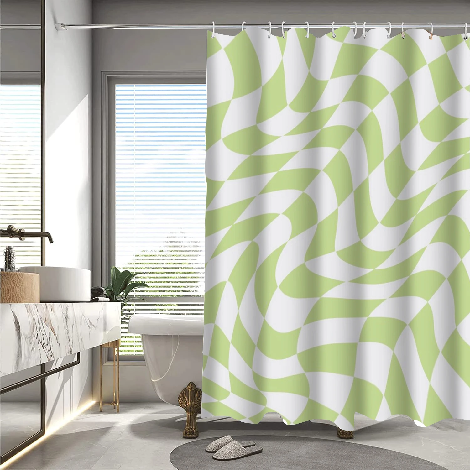 Geometry Y2k Retro Shower Curtain Modern Digital Printing, Hook Shower Curtain, Polyester Waterproof Bathroom Shower
Geometry Y2k Retro Shower Curtain Modern Digital Printing, Hook Shower Curtain, Polyester Waterproof Bathroom Shower