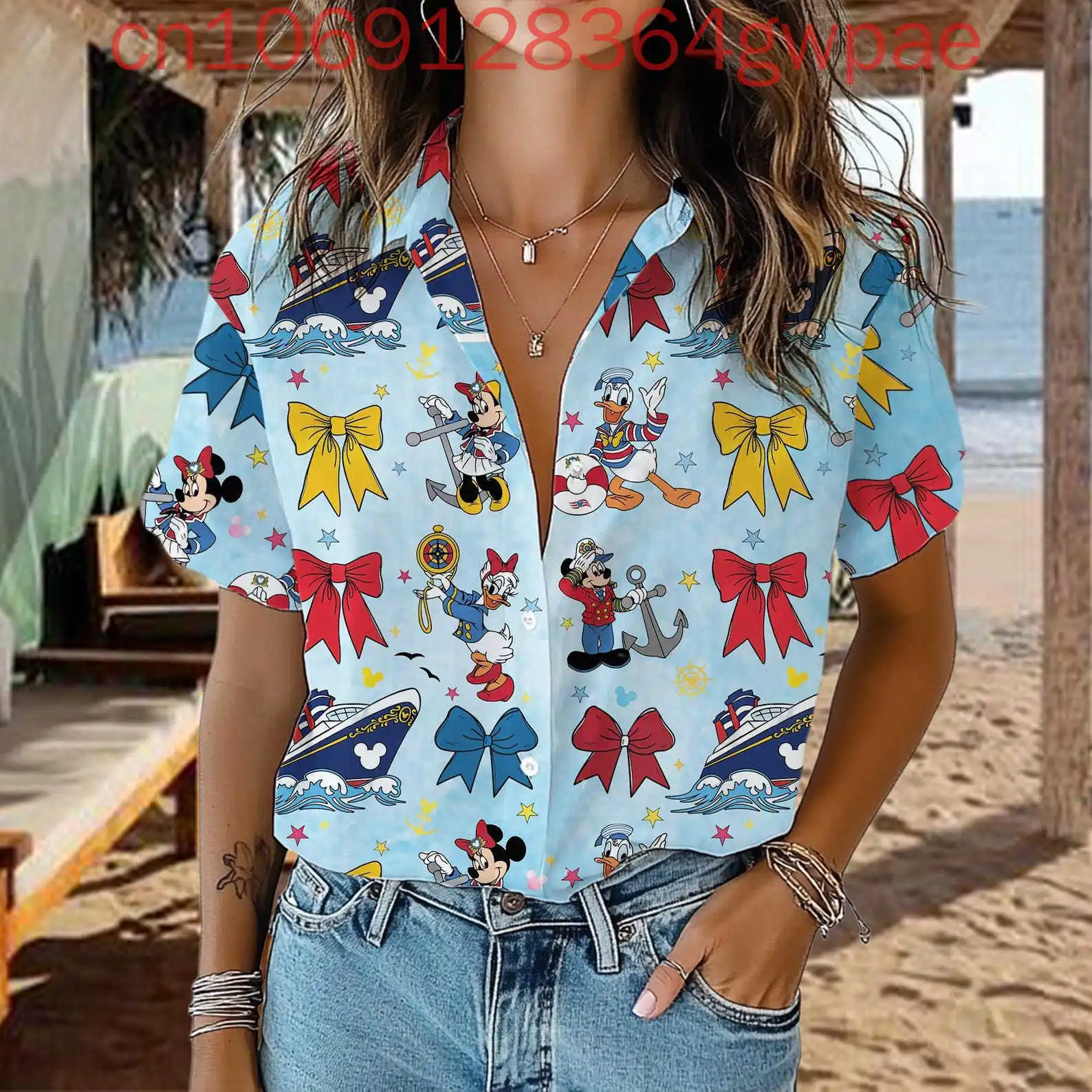 Disney Trip Mickey Mouse Women's Short Sleeve Shirt Button Up Hawaiian Shirt Tops Dumbo TangledSummer Casual Womens Beach Shirts
Disney Trip Mickey Mouse Women's Short Sleeve Shirt Button Up Hawaiian Shirt Tops Dumbo TangledSummer Casual Womens Beach Shirts