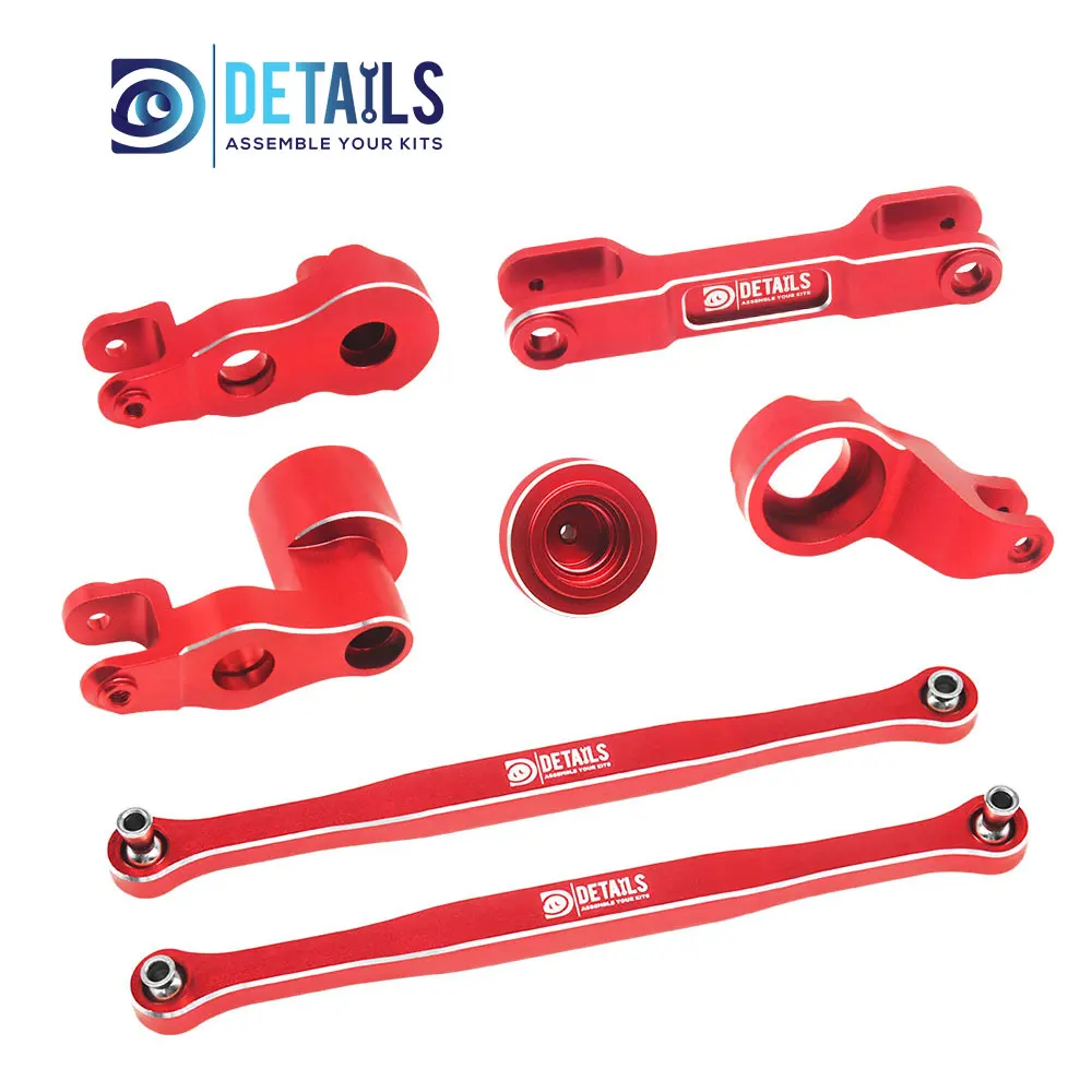 Hobby Details 7075 Aluminum Steering Set&Steering road A: Black Silver B: Red Silver
Hobby Details 7075 Aluminum Steering Set&Steering road A: Black Silver B: Red Silver