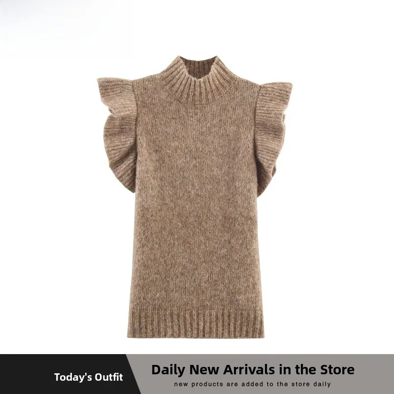 Faion Layered Decorative Vest Sle Knitted Sweater Women's Loose Fit Polyester Fiber Warmth Autumn New Arrival
Faion Layered Decorative Vest Sle Knitted Sweater Women's Loose Fit Polyester Fiber Warmth Autumn New Arrival