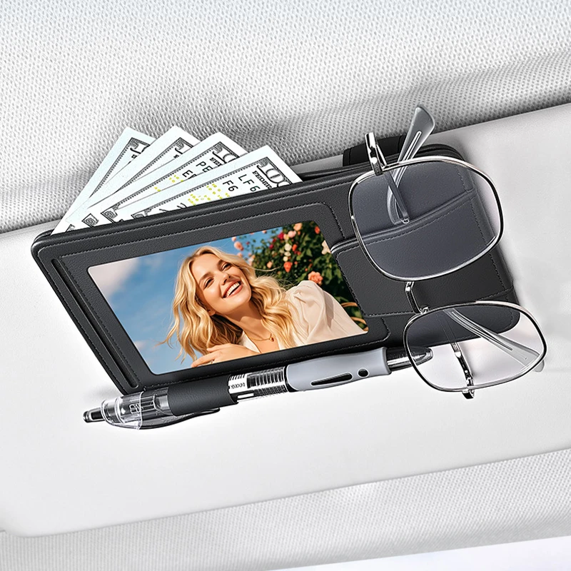Car Visor Organizer Microfiber Leather Zone Storage Sunglass Card Holder Clear PVC No Block Multi Color Fit BMW Toyota Honda
Car Visor Organizer Microfiber Leather Zone Storage Sunglass Card Holder Clear PVC No Block Multi Color Fit BMW Toyota Honda
