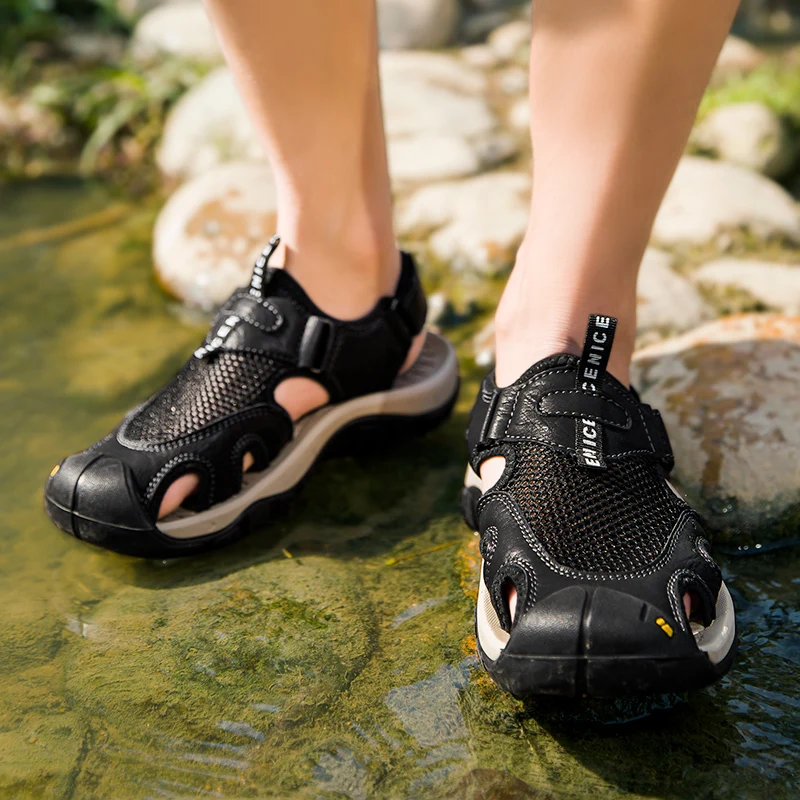 Summer Men's Sandals Breathable Beach Sandals Outdoor Hiking Trekking Sneakers Anti Slip Upstream Wading Shoes Leisure Man Shoes
Summer Men's Sandals Breathable Beach Sandals Outdoor Hiking Trekking Sneakers Anti Slip Upstream Wading Shoes Leisure Man Shoes