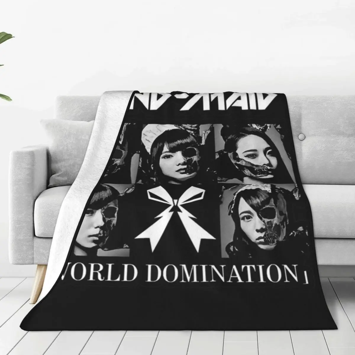 Band Maid World Domination Japanese Heavy Metal Pop Blankets Fleece Novelty Breathable Throw Blankets for Home Winter
Band Maid World Domination Japanese Heavy Metal Pop Blankets Fleece Novelty Breathable Throw Blankets for Home Winter