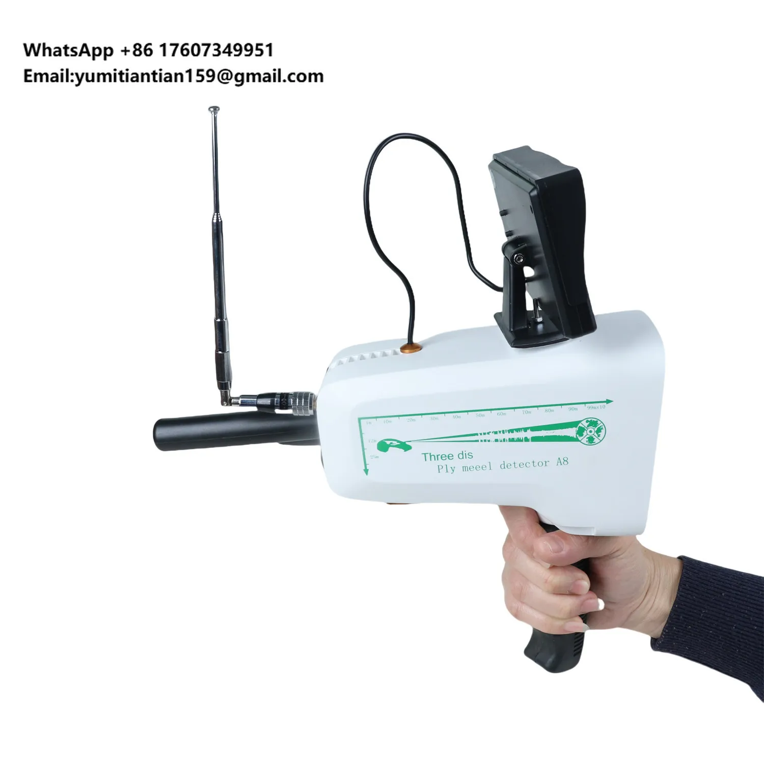 Высокоточный 3D-металлоискатель A8 с белым дисплеем для поиска сокровищ под землей, инфракрасный позиционер, прочный пластиковый корпус
Высокоточный 3D-металлоискатель A8 с белым дисплеем для поиска сокровищ под землей, инфракрасный позиционер, прочный пластиковый корпус