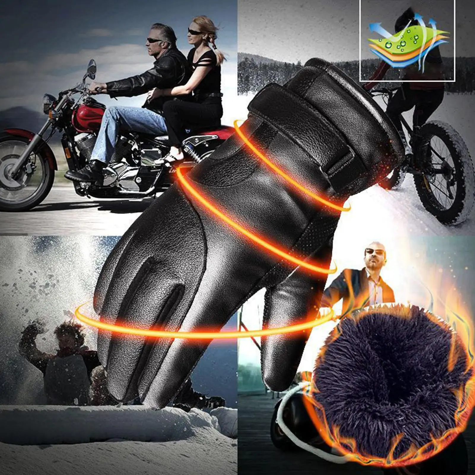 Motorcycle Gloves Full Finger Windproof Motorbike Protective Gear Touchscreen Motorcycle Gloves for ATVs Snowmobiles Dirt Bike
Motorcycle Gloves Full Finger Windproof Motorbike Protective Gear Touchscreen Motorcycle Gloves for ATVs Snowmobiles Dirt Bike