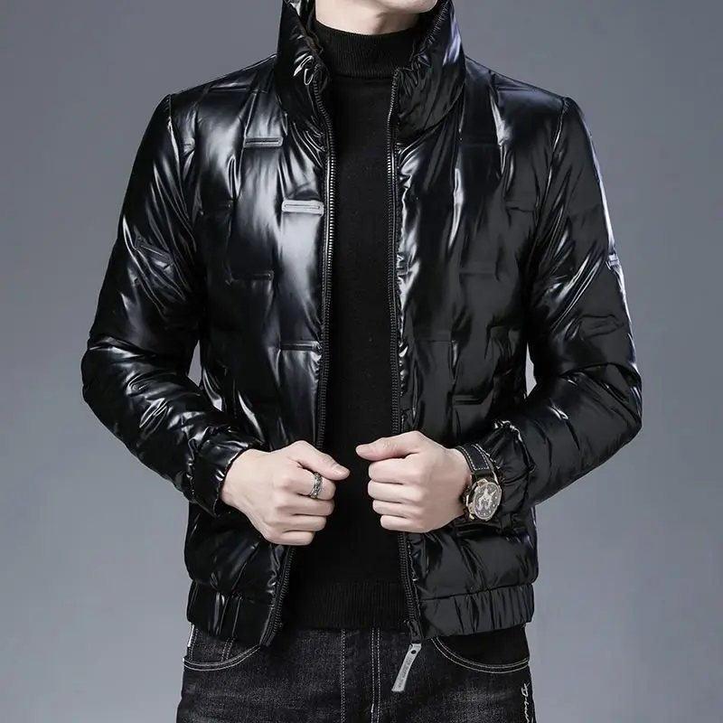 New Men's Lightweight Stand Collar Wa-Free Cotton Jaet Bright Surface Sli Warm Thi Winter Faionable Men's Clothing
New Men's Lightweight Stand Collar Wa-Free Cotton Jaet Bright Surface Sli Warm Thi Winter Faionable Men's Clothing