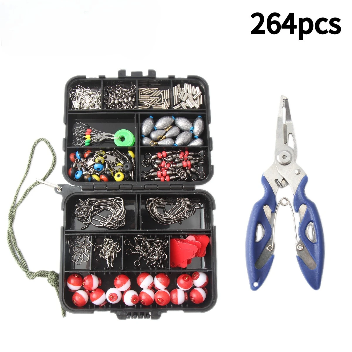 Набор приманок из 264 предметов, несколько аксессуаров, кривошипный крючок, поворотное кольцо, грузило, набор аксессуаров для рыбалки
Набор приманок из 264 предметов, несколько аксессуаров, кривошипный крючок, поворотное кольцо, грузило, набор аксессуаров для рыбалки