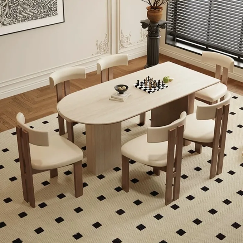 Hardcover Design Dining Chairs Italian Dining Tables Sets Minimalist Large Classic Luxury Kitchen Table Modern Unique Furniture
Hardcover Design Dining Chairs Italian Dining Tables Sets Minimalist Large Classic Luxury Kitchen Table Modern Unique Furniture