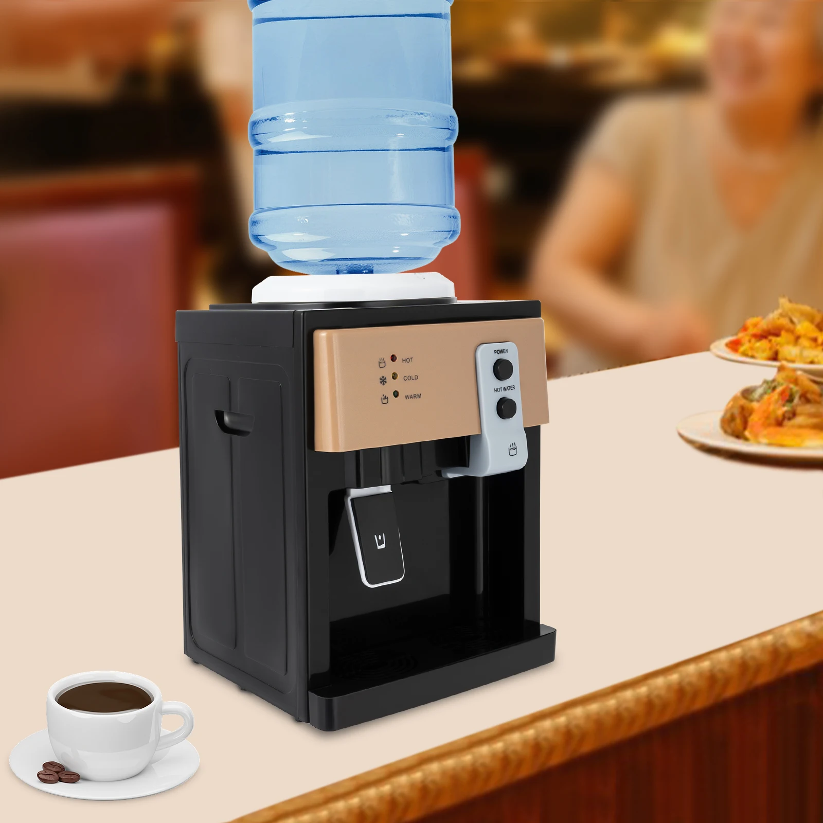 5 Gallon Water Dispenser, Top Loading Hot Cold Water Dispenser Practiacal Freestanding Water Cooler Dispenser for Home Office
5 Gallon Water Dispenser, Top Loading Hot Cold Water Dispenser Practiacal Freestanding Water Cooler Dispenser for Home Office